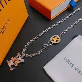 Оригинальный LV ожерелье, новая модель, ретро-стиль, модный аксес