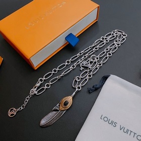 Оригинальный LV ожерелье, новая модель, ретро-стиль, модный аксес