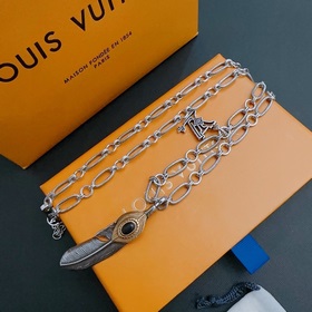 Оригинальный LV ожерелье, новая модель, ретро-стиль, модный аксес