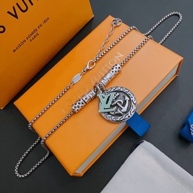 Оригинальный LV ожерелье, новая модель, ретро-стиль, модный аксес
