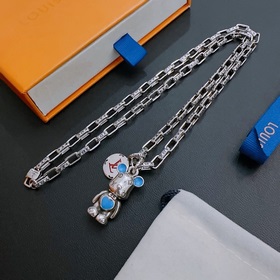 Оригинальный LV ожерелье, новая модель, ретро-стиль, модный аксес