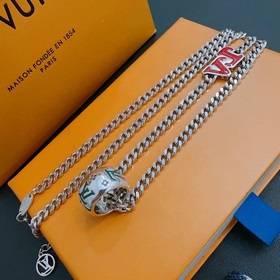 Оригинальный LV ожерелье, новая модель, ретро-стиль, модный аксес