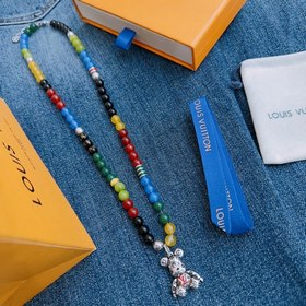 Специальная версия Louis Vuitton LV ожерелье с множеством элемент