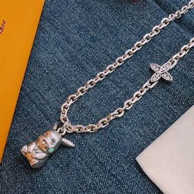 Оригинальный LV ожерелье, новая модель, ретро-стиль, модный аксес