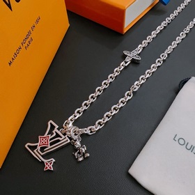 Оригинальный LV ожерелье, новая модель, ретро-стиль, модный аксес