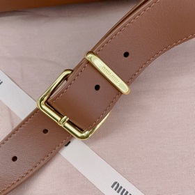Коричневый 5BB117 Новая версия： новая сумка MiuMiu из высококачес