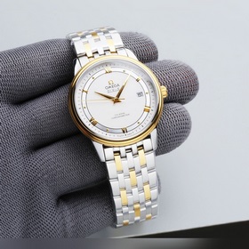 Omega De Ville Корпус： нержавеющая сталь 316L Ремешок： нержавеюща