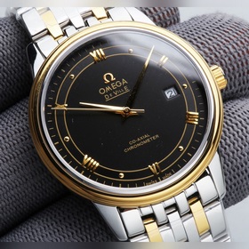 Omega De Ville Корпус： нержавеющая сталь 316L Ремешок： нержавеюща