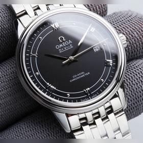 Omega De Ville Корпус： нержавеющая сталь 316L Ремешок： нержавеюща