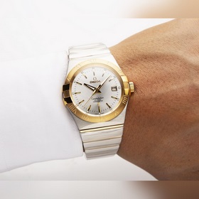 Серия Omega Double Eagle, мужская модель с оригинальным механичес