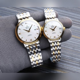 Omega De Ville для пар Корпус： нержавеющая сталь 316L Ремешок： не