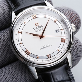 Omega De Ville Корпус： нержавеющая сталь 316L Ремешок： нержавеюща