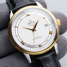 Omega De Ville Корпус： нержавеющая сталь 316L Ремешок： нержавеюща