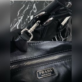 【Высококачественный оригинал】 {Овечья кожа, черный} Pradα Moon Ba