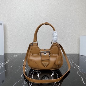 【Высококачественный оригинал】 {Овечья кожа} Pradα Moon Bag Новая