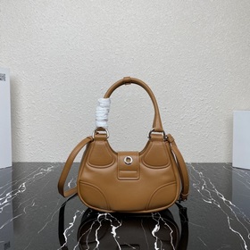 【Высококачественный оригинал】 {Овечья кожа} Pradα Moon Bag Новая 