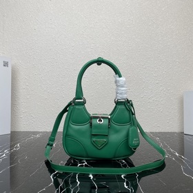 【Высококачественный оригинал】 {Овечья кожа} Pradα Moon Bag Новая