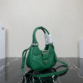 【Высококачественный оригинал】 {Овечья кожа} Pradα Moon Bag Новая 