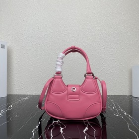 【Высококачественный оригинал】 {Овечья кожа} Pradα Moon Bag Новая 