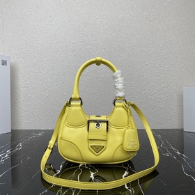 【Высококачественный оригинал】 {Овечья кожа} Pradα Moon Bag Новая