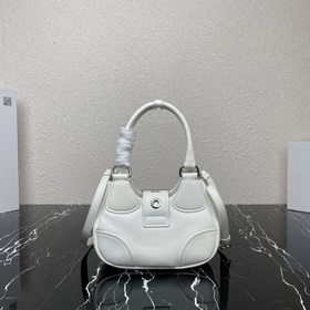 【Высококачественный оригинал】 {Овечья кожа} Pradα Moon Bag Новая 