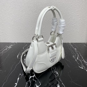 【Высококачественный оригинал】 {Овечья кожа} Pradα Moon Bag Новая 