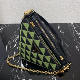 【Высочайшее качество】 Новая сумка-близнец 1BC176 Prada треугольна