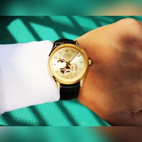 (Водонепроницаемость 5 градусов, можно плавать) Rolex, серия «Сол