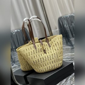 Сумка из соломы Сумка-корзинка из соломы с ажурными узорами Изыск