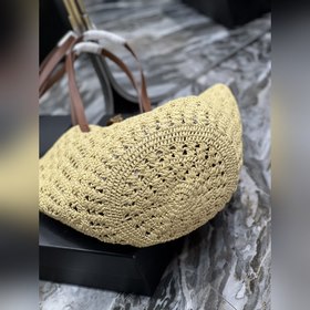 Сумка из соломы Сумка-корзинка из соломы с ажурными узорами Изыск