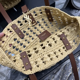 Сумка из соломы Сумка-корзинка из соломы с ажурными узорами Изыск