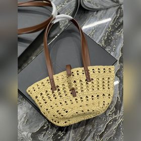 Сумка из соломы Сумка-корзинка из соломы с ажурными узорами Изыск