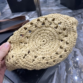 Сумка из соломы Сумка-корзинка из соломы с ажурными узорами Изыск