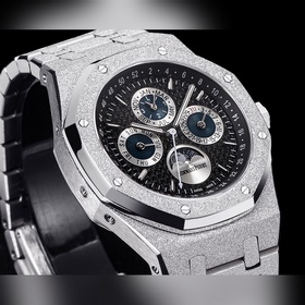 AP Royal Oak Frosted Gold Edition, 41 мм, стальной «король короле