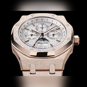 AP Royal Oak Frosted Gold Edition, 41 мм, стальной «король короле