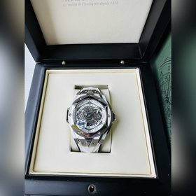 HBF FACTORY HUBLOT Новые часы Big Bang Sang Bleu II Tattoo Вновь 