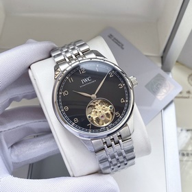 Новый IWC с двумя стрелками, синхронизация с официальным сайтом. 