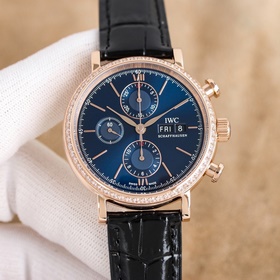 Три функции в одном часовом механизме TW [Хронограф IWC Portofino