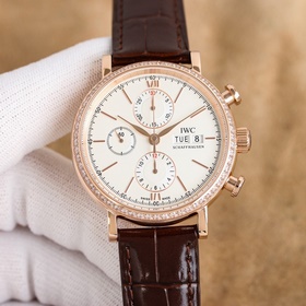 Три функции в одном часовом механизме TW [Хронограф IWC Portofino