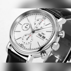 Часы IWC Portofino Chronograph Размеры часов： 42 мм x 13,5 мм. Ид