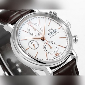 Часы IWC Portofino Chronograph Размеры часов： 42 мм x 13,5 мм. Ид