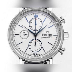 Часы IWC Portofino Chronograph Размеры часов： 42 мм x 13,5 мм. Ид