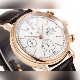 Часы IWC Portofino Chronograph Размеры часов： 42 мм x 13,5 мм. Ид