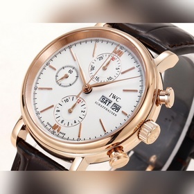 Часы IWC Portofino Chronograph Размеры часов： 42 мм x 13,5 мм. Ид