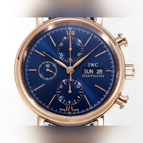 Часы IWC Portofino Chronograph Размеры часов： 42 мм x 13,5 мм. Ид