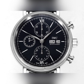 Часы IWC Portofino Chronograph Размеры часов： 42 мм x 13,5 мм. Ид
