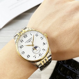【Новинка】： Longines с тремя стрелками Тип ： Элитные мужские часы 