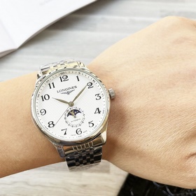 【Новинка】： Longines с тремя стрелками Тип ： Элитные мужские часы 
