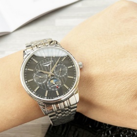 【Новинка】： Longines с тремя стрелками многофункциональным дизайно