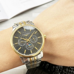 【Новинка】： Longines с тремя стрелками многофункциональным дизайно